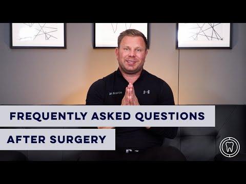 Frequently Asked Questions After Surgery