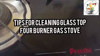 Tips for cleaning gas stove/cleaning gas stove