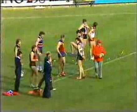 VFL football Grand Final sprint 1984