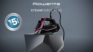 Rowenta PLANCHA DE VAPOR STEAMFORCE PLUS GRANATE anuncio