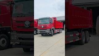 video of Auman GTL Dump Truck 6X4 55T Box slag truck manual gearbox South America