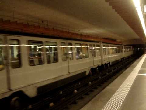 A Metro stop in Marseilles, France