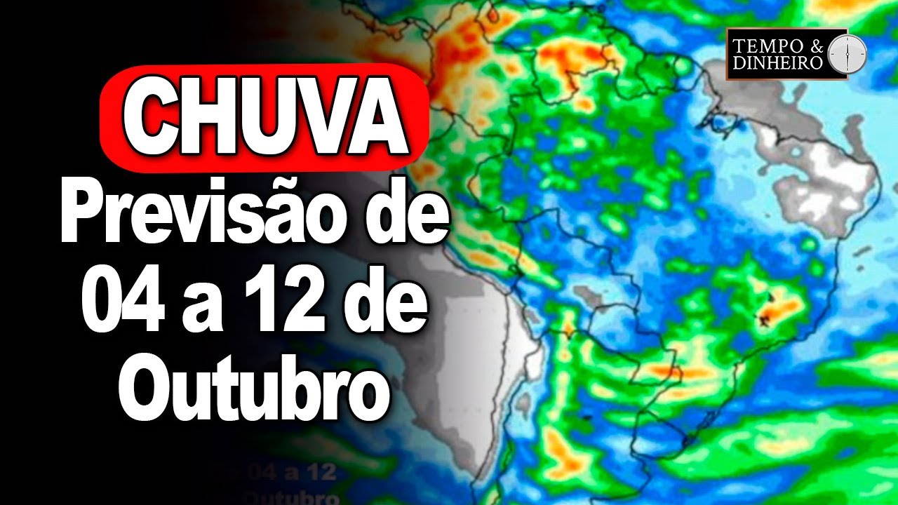 Chuvas pontuais em várias regiões do País neste fim de semana e concentradas no RS