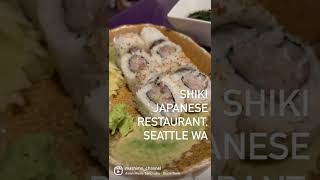 Seattle Foodie: Shiki Japanese Restaurant, Seattle WA