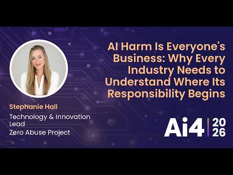 Stephanie Hall speaking at Ai4 2026