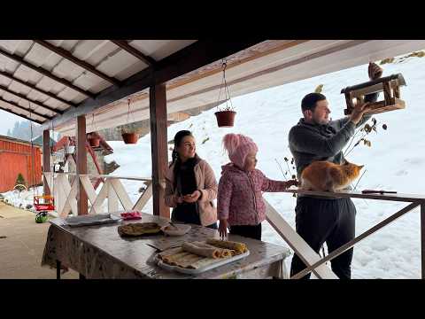 Young Family’s Cozy Rural Life in the Carpathians 🏔️👨‍👩‍👧 | Cooking, DIY & Traditions