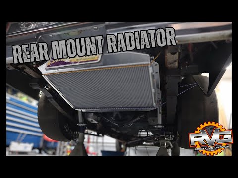 Starting To Mock Up a Rear Mount Radiator With Meziere Remote Water Pump