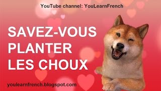 SAVEZ-VOUS PLANTER LES CHOUX Comptines Chansons enfantines Paroles French English kids songs