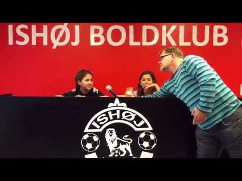 Første interview i presse salen 15-10-2015.