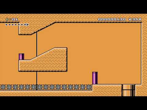 The Crumbling Cave by Jblock ~ World Record! - Super Mario Maker 2 - No Commentary 1ca