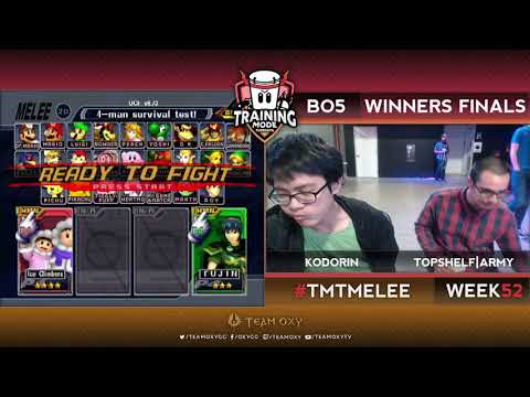 TMT 52 - KoDoRiN (Marth) VS TopShelf|Army (Icies) - SSBM Winners Finals - Melee