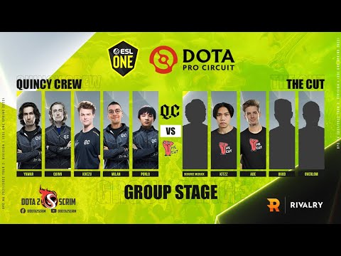 Quincy Crew vs The Cut - DPC NA 2021/22 Tour 2: Division I - Group Stage - B03