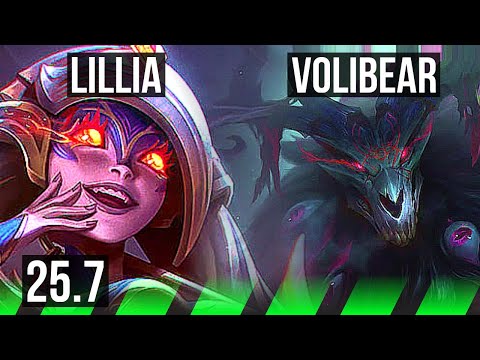 LILLIA vs VOLIBEAR (JGL) | 9/0/9, Legendary | KR Master | 25.7