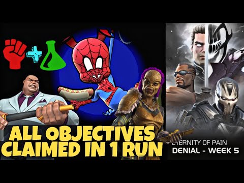 Eternity of Pain (Fun) Week 5 | All objectives completed in one run, 2 revives only | MCOC