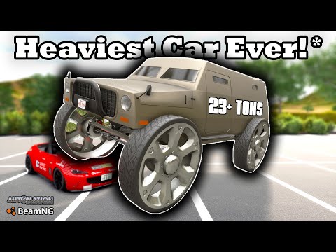 The Heaviest Vehicle Ever? | Automation The Car Company Tycoon Game & BeamNG.drive