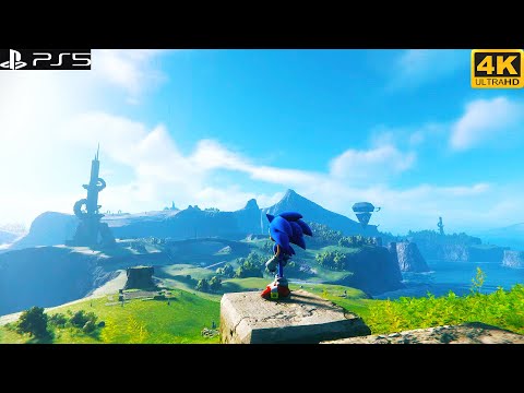 PS5 | Sonic Frontiers New 10 Minutes of Exclusive Gameplay | 4K 60FPS HDR