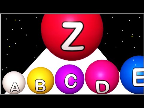 AZ Merge Race 2048 Ball Run Going Ball Game Color Ball Roll Match Puzzle Game - Max Levels  1-15