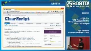HTML5 in WPF-Anwendungen: Interoperabilität zwischen heute und morgen | Ingo Rammer