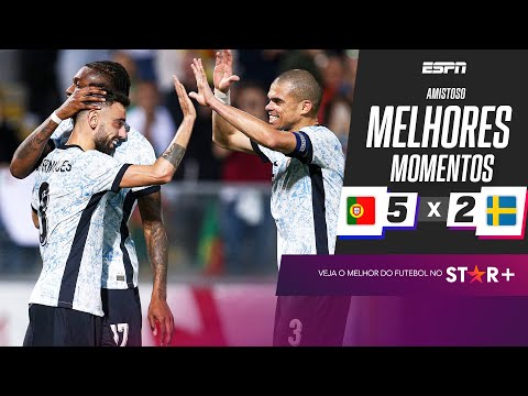 Gols e lances de Portugal x Suécia