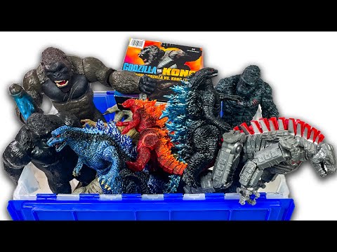 GIANT Godzilla and King Kong Collection! New Godzilla vs Kong, Skull Island, Rampage Monsters! 67