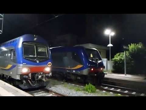 Treno regionale in partenza serale da Nettuno per Roma Termini