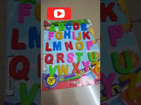 Magnetic alphabets toy