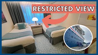 Would You Cruise in this Restricted View Cruise Ship Cabin?