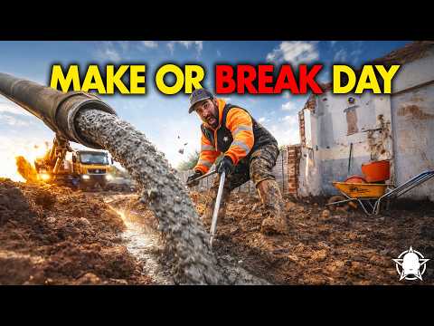 After 47 Days of Rain, We Risked the Concrete Pour