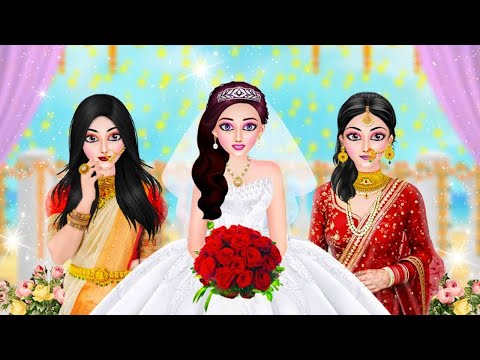 Indian wedding makeup dressup|@StylishGamerr ||Android gameplay||new game  2022||girl games - YouTube