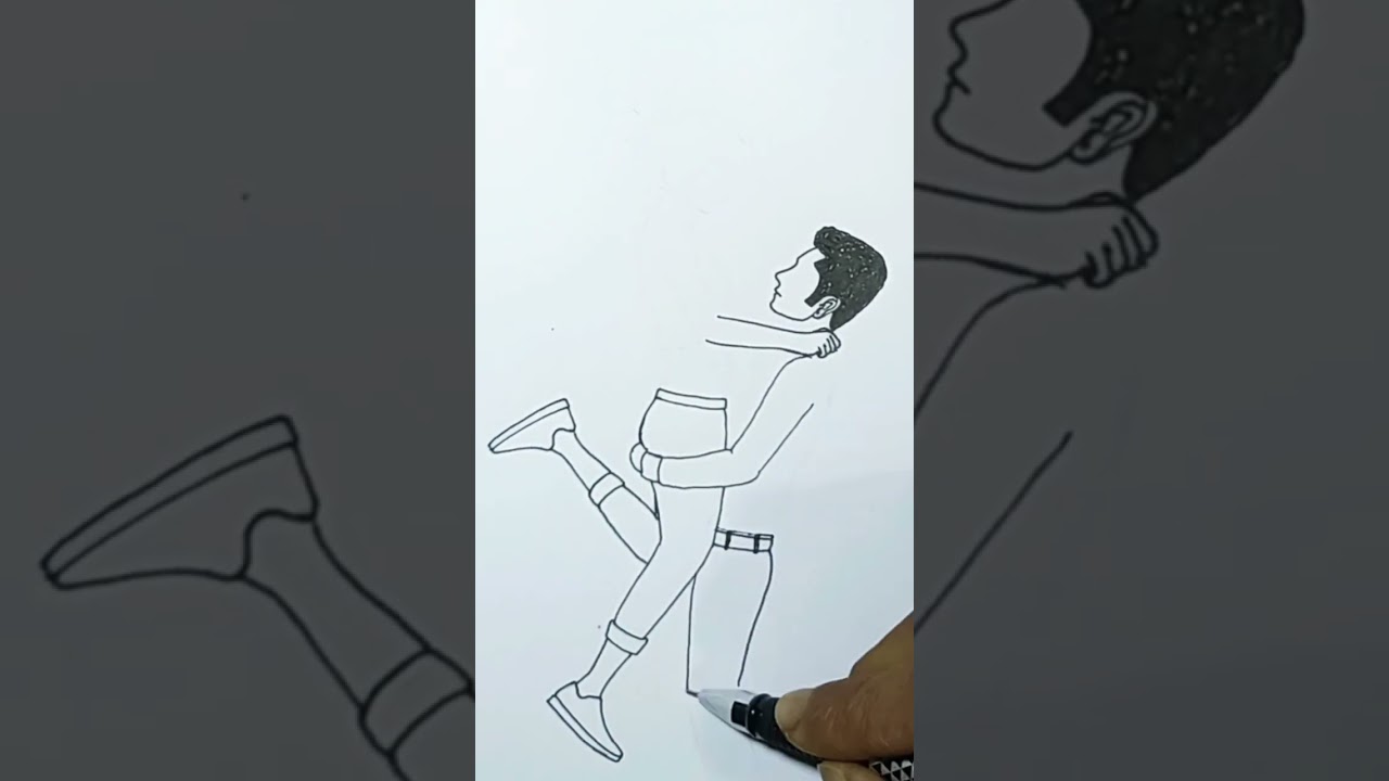 Romantic couple drawing||Easy Drawing ||art video