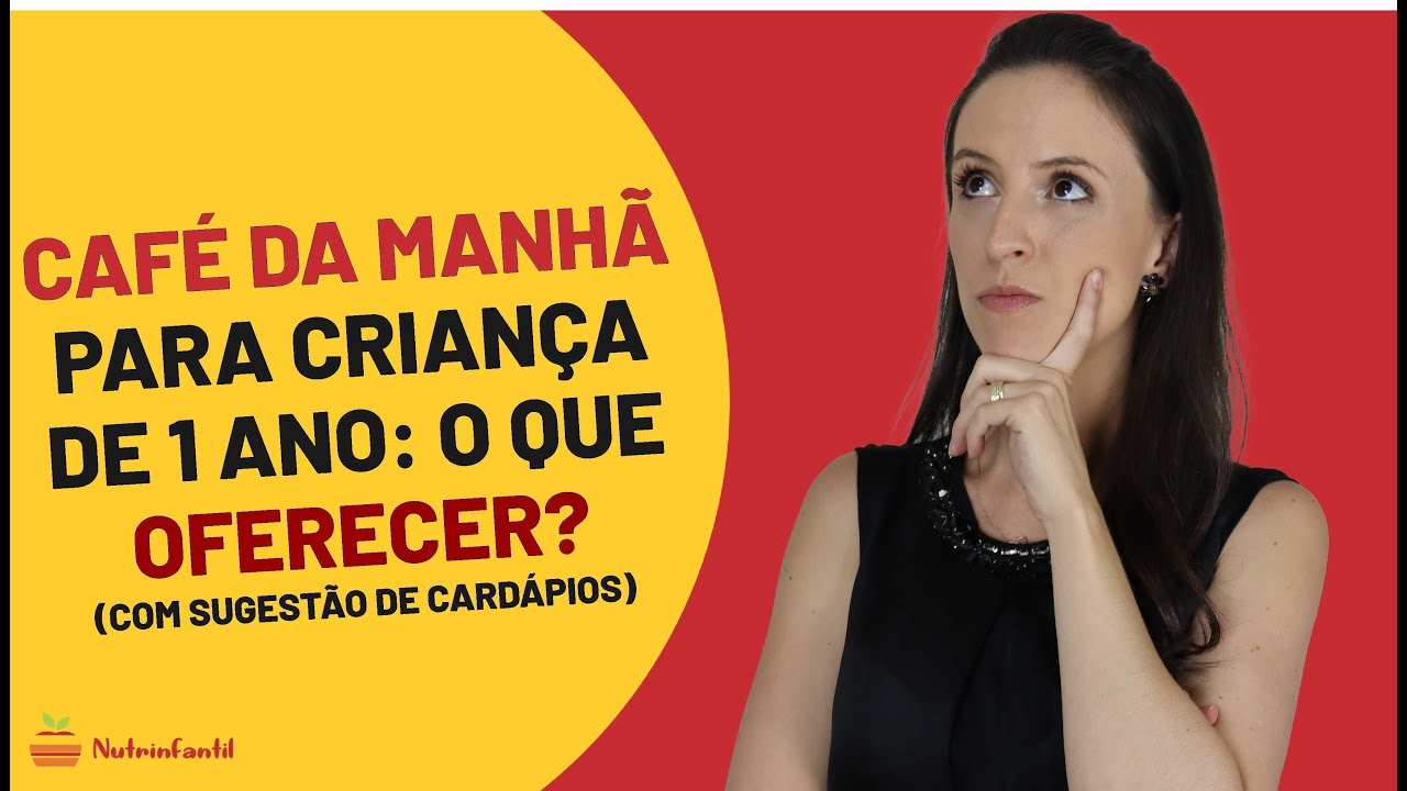 O que oferecer de café da manhã para criança de 1 ano