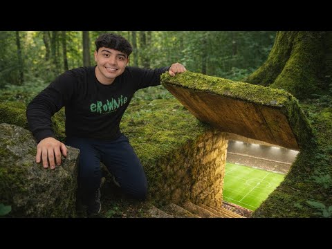 I BUILT A SECRET SPORTS HOUSE!