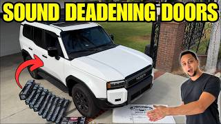 SOUND DEADENING My 2025 Toyota Land Cruiser Front Doors | Complete Tutorial