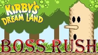 Kirby's Dream Land - Boss Rush (All Boss Fights, No Damage)