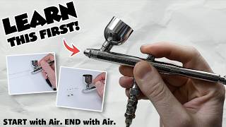 START with AIR and END with AIR- Airbrush Trigger Control 101!