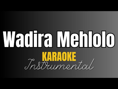 Lucas Maloma - Wadira Mehlolo Instrumental with lyrics | Karaoke