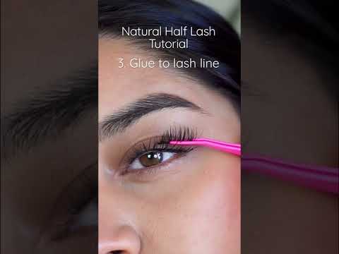 How to Apply a Half Lash!
