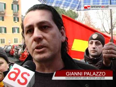 TG 20.01.11 I precari della Sanità al Ministero della Salute con Vendola