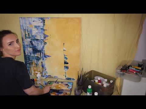 WdoWA - Leć! feat. Marlena Patynko prod. Johnny Beats  /  abstract painting timelapse