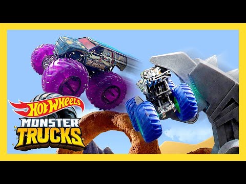 MONSTER TRUCKS vs. MONSTER 🦂 | Monster Trucks Insel | @HotWheelsDeutschland