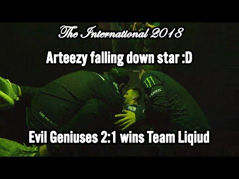 EG wins 2:0 Team Liquid in SemiFinal LB 🏆 International 2018 Winning moment @CyberWins