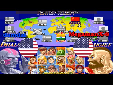Super Street Fighter 2: The New Challengers ➤ damdai (Usa) vs MegamanX-8 (Usa)