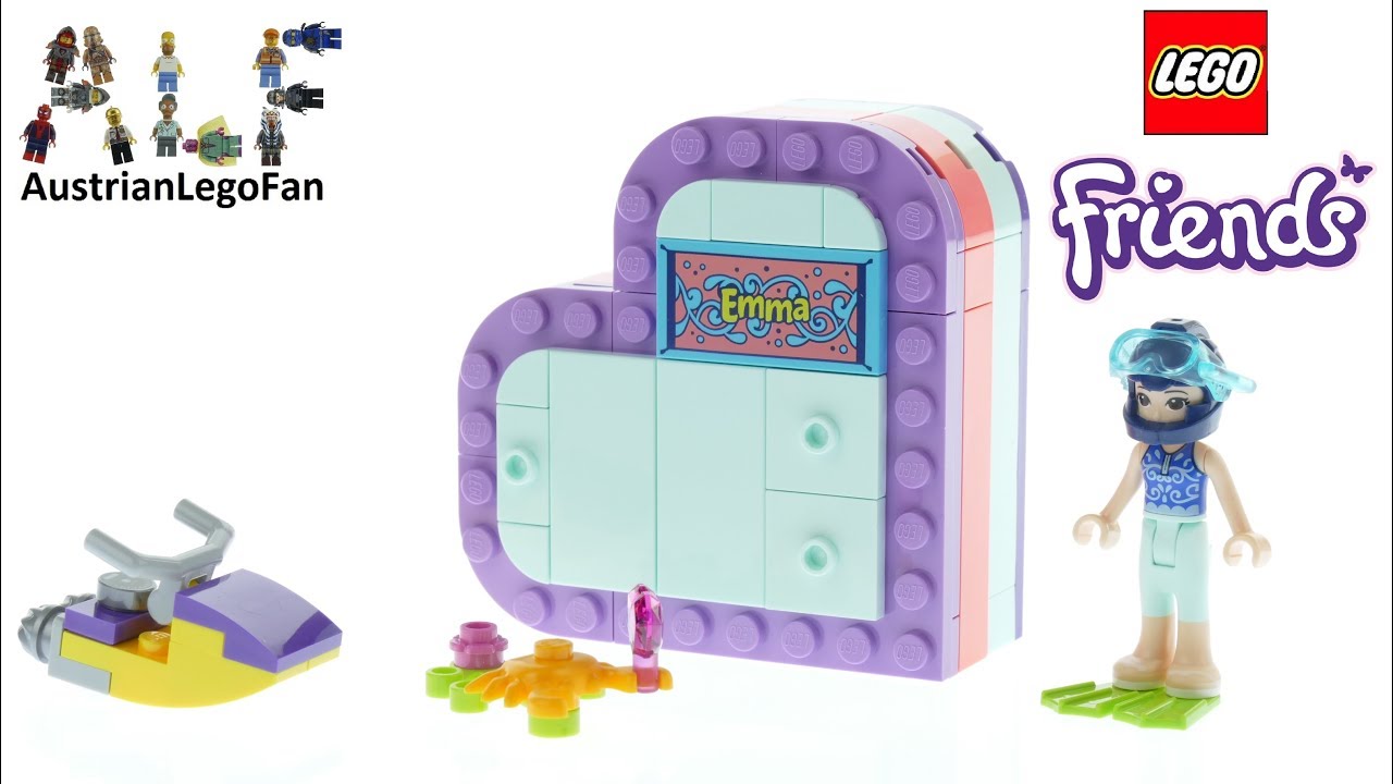 Lego Friends 41385 Emma´s Summer Heart Box - Lego Speed Build Review