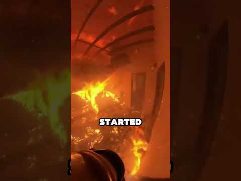 🔥Will This Firefighter Save The Fox? 🚒 #fire #rescue #firefighter #wildfire #animals #wildliferescue