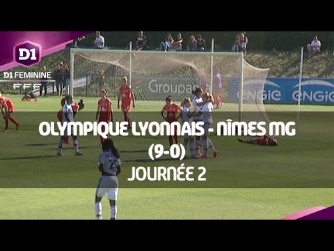 J2 : Olympique Lyonnais - Nîmes Métropole Gard (9-0), les buts