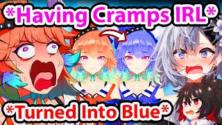 *Kiara Suddenly Got Cramps IRL* Zeta and Kiara's Manager: 【Hololive】
