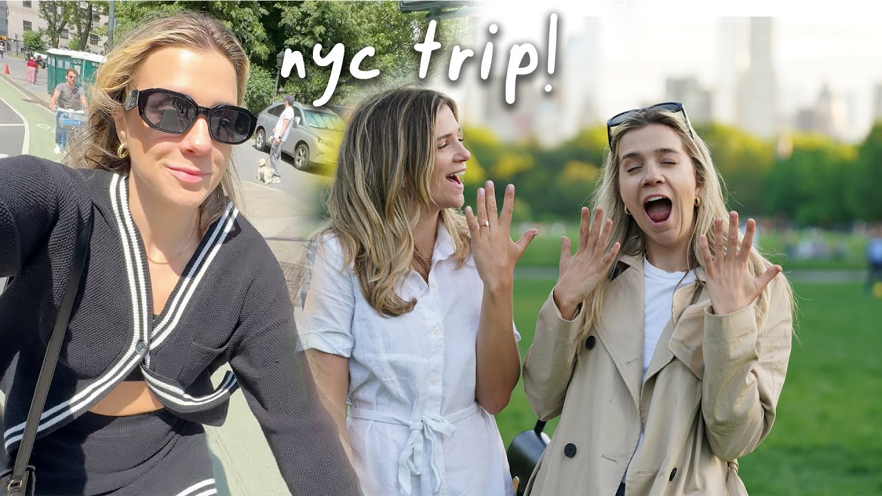 setting up a PROPOSAL! 💍 NYC with trip for monica's engagement, my Blueground apartment + more!