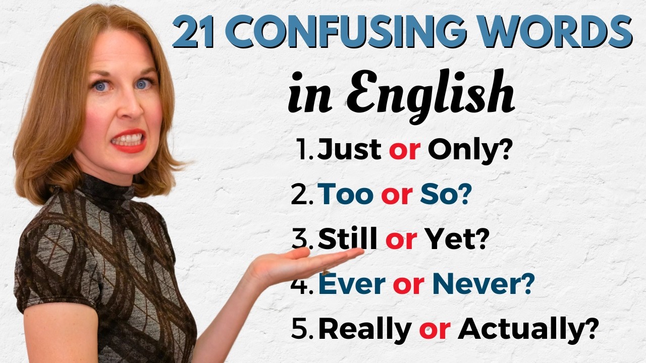21 Confusing English Words | English Vocabulary