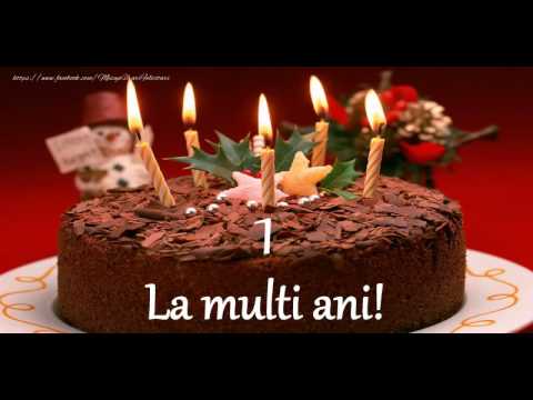 La multi ani, 1 an! - Felicitare muzicala cu felicitari pentru varsta de 1 an