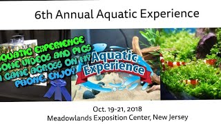 Aquatic Experience 2018
Memories /
#FishFam #Fishtube #AENJ18